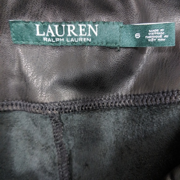 Lauren Ralph Lauren Faux Leather Pants - Picture 2 of 2